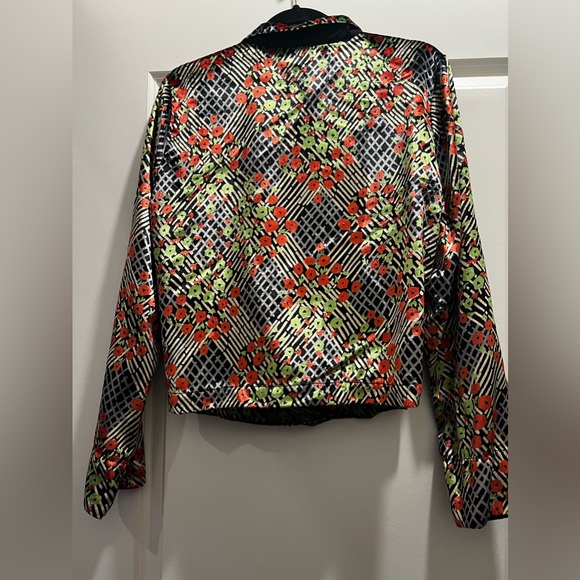 Anthropolgie Ett:twa Velvet Wrap Blouse - Picture 4 of 6